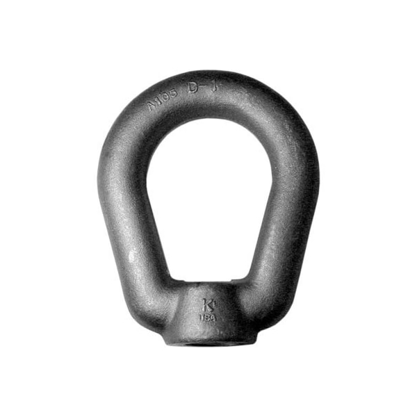 Oval Eye Nut, M20-2.50 Thread Size, 1 in Thread Lg, Steel